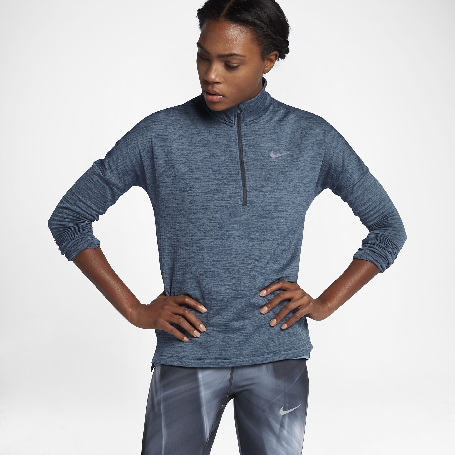 Nike Therma Sphere Element HZ Top (Plus Size) Womens - forrunnersbyrunners